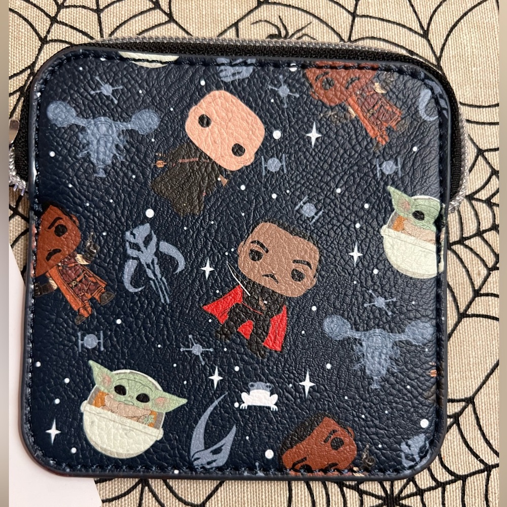 FUNKO POP STAR WARS COIN WALLET / PURSE - MANDALORIAN DISNEY - Picture 3 of 9